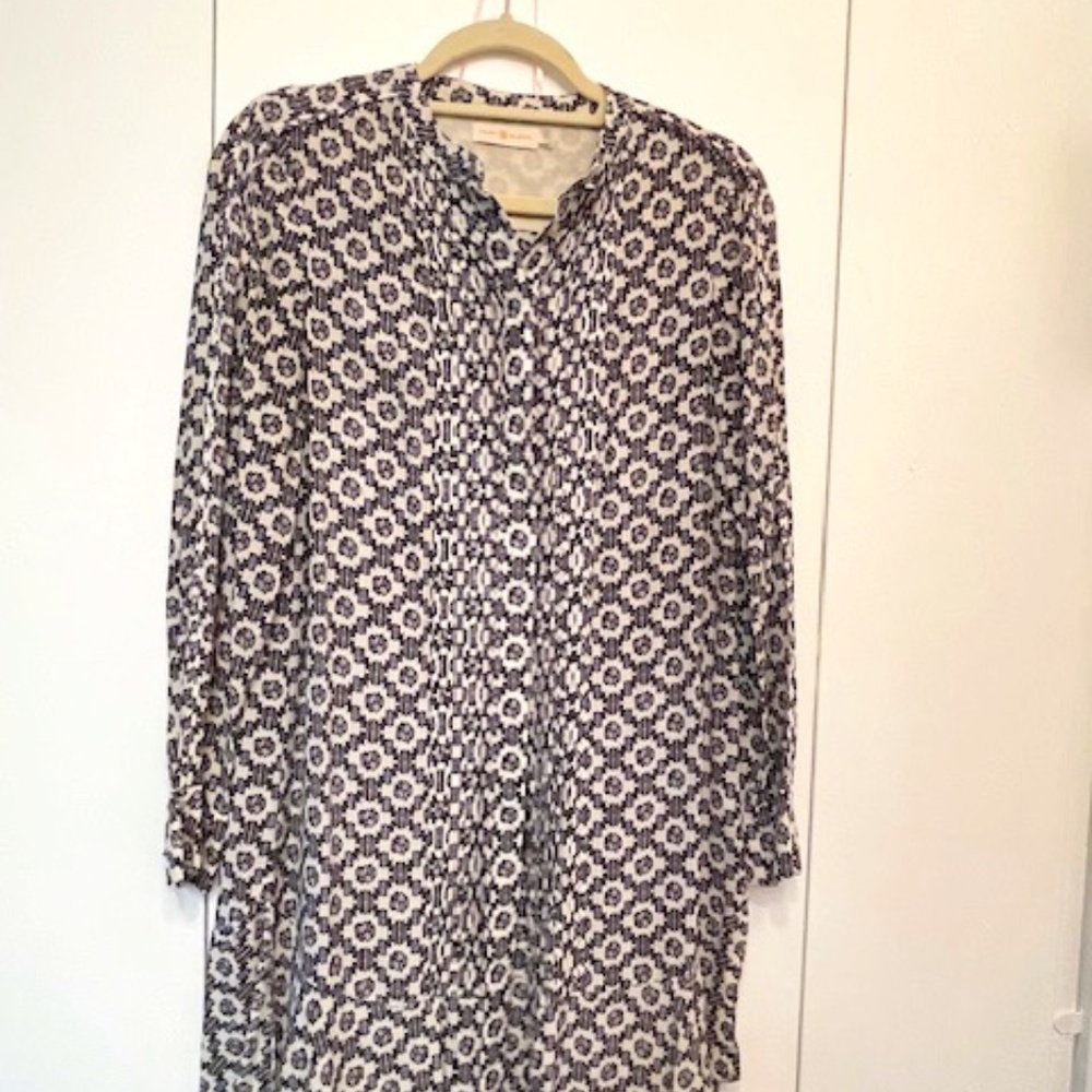 TORY BURCH Ikat print Pinafore Dress